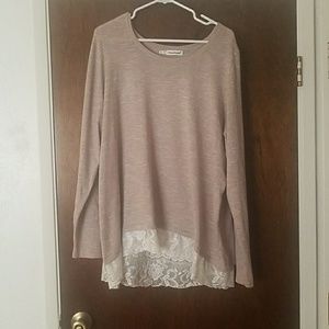 Marices long sleeve shirt with lace